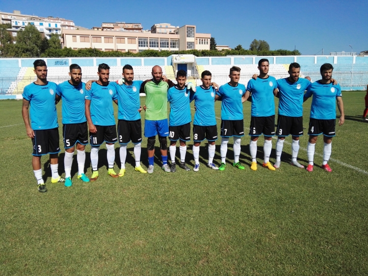 La formazione iniziale dell&#039;Akragas che ha affrontato l&#039;Equipe Sicilia (foto SS. Akragas)