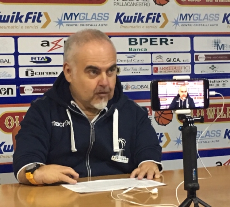 Franco Ciani, coach della Fortitudo Moncada Agrigento