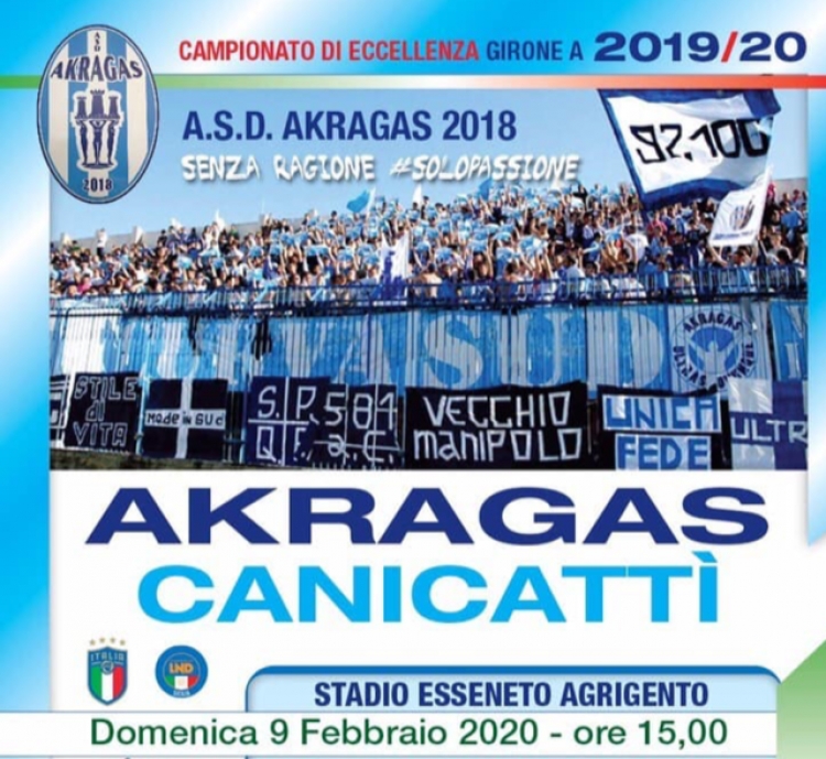 Akragas – Canicattì…calcio e ricordi.