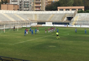 Il gol di Licata che ha consentito all&#039;Akragas di superare il Casteltermini