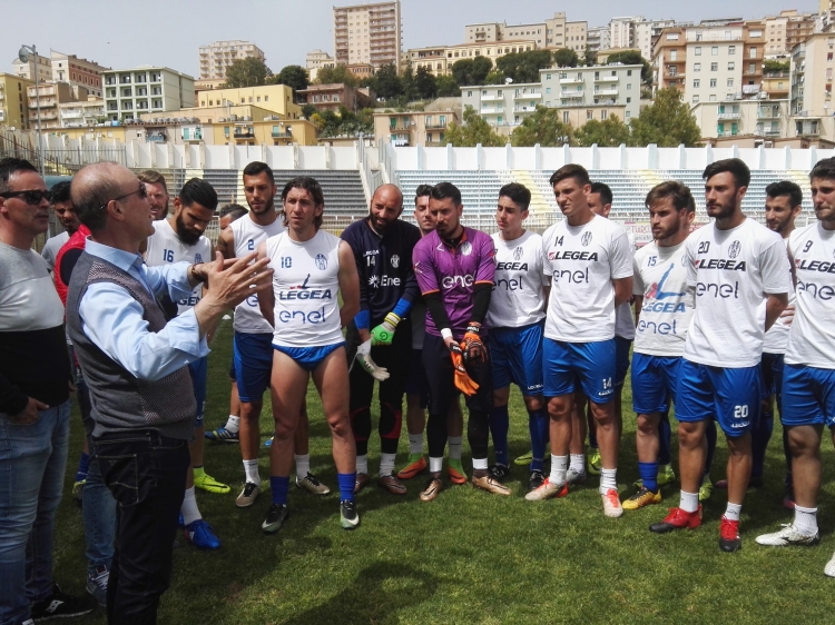 Marcello Giavarini incontra l&#039;Akragas alla vigilia della gara con la Juve Stabia